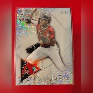 Geraldo Perdomo 2021 Bowman Sterling Rookie Sparkle Refractor SP 30/99